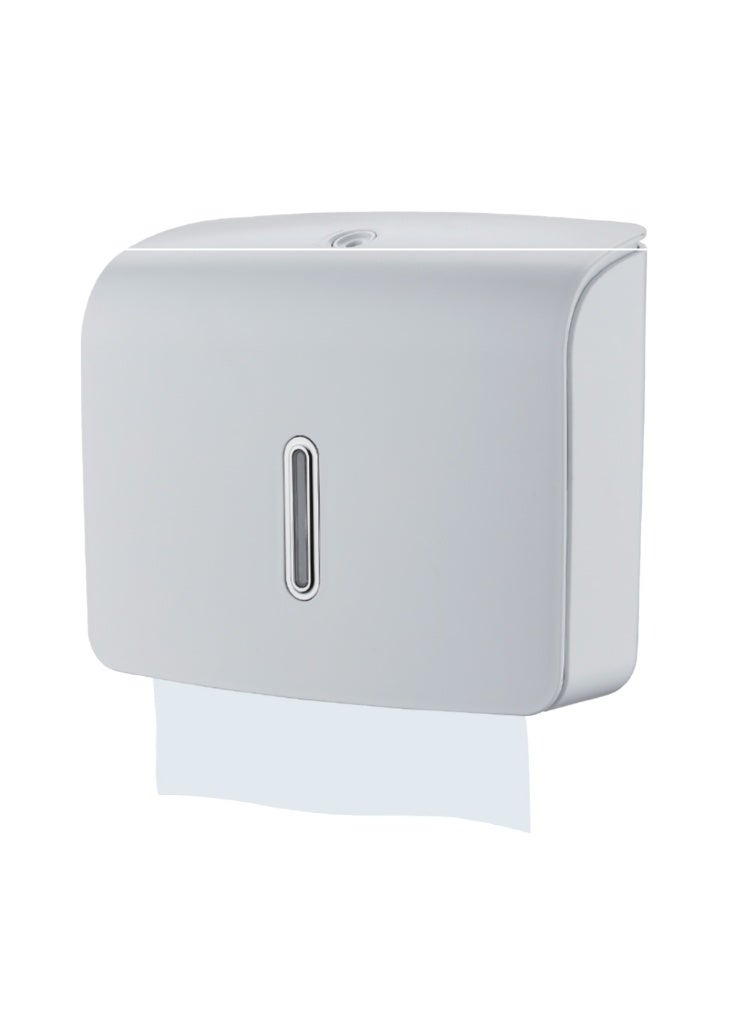 حامل مناديل ورقية أبيض اللون يُثبت على الحائط من فلوريت